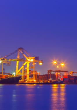 Port cranes