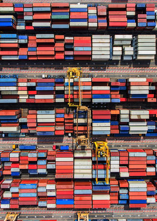Pre-shipment Inspection, Shipyard, Cargo, Container, Birds Eye View