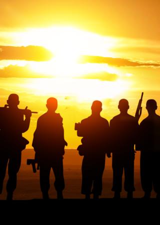 Remembrance Day soldiers